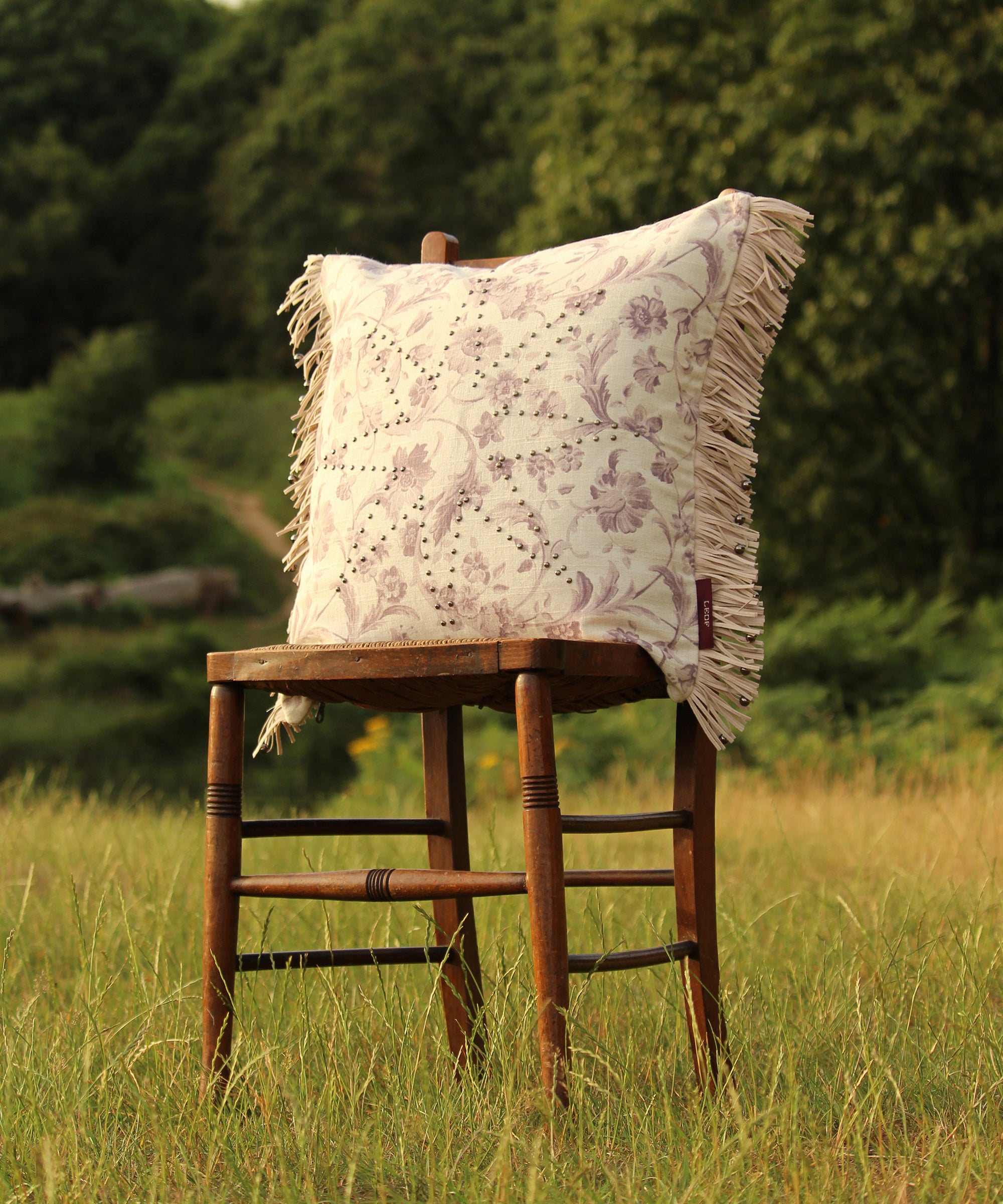 Marlowe Floral Square Cushion